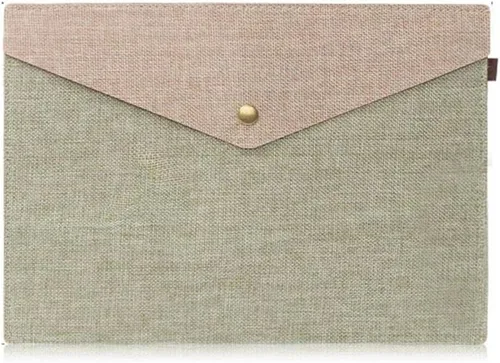 Vista 8 de Carpetas de archivos A4/A5, bolsa de documentos, sobres de archivo, bolsas de archivo, carpetas de archivos, carpetas de archivos (S, beige)