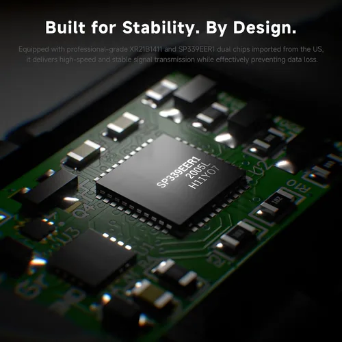 Vista 4 de Convertidor USB a RS232 RS485 RS422, cable adaptador USB 2.0 a serie con chip FT232RL, DB9 macho a USB-A para comunicación industrial, POS, CNC