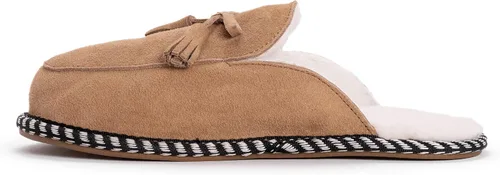Vista 4 de MUK LUKS Pantuflas de cuero Cosette Mule para mujer