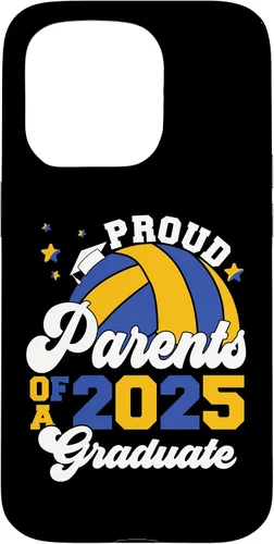 Vista 14 de iPhone 16 Parents of a 2025 Graduate Senior Graduation Volleyball Case