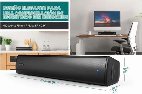 Vista 3 de Creative Altavoz portátil Bluetooth de la barra de sonido de Stage Air V2 Creative Stage Air V2
