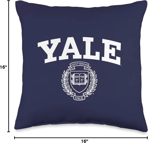 Vista 4 de Venley NCAA Yale University Bulldogs-OCIMPYL002 - Almohada de 16 x 16 pulgadas, multicolor