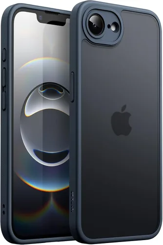 Vista 12 de JETech Funda mate para iPhone 17 de 6.3 pulgadas, protección contra caídas de grado militar, carcasa trasera translúcida esmerilada minimalista