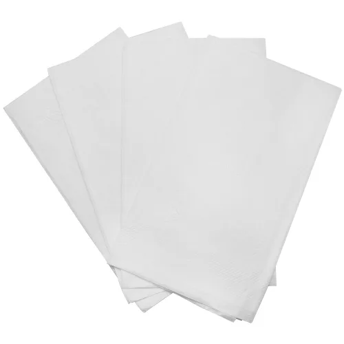 Vista 2 de Karat KN-D1517-1W 15"x17" Servilletas de cena de 1 capa - Blanco (caja de 3000)