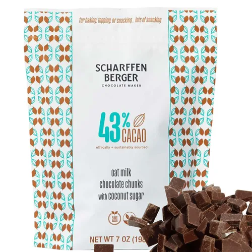 Vista 9 de Scharffen Berger Trozos de Chocolate para Hornear (7 onzas, paquete de 3) - Trozos de Chocolate Semi-Amargo Oscuro para Hornear, 70% Cacao, Sin