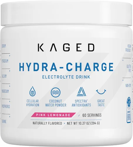 Vista 13 de Kaged Polvo de Hidratación con Electrolitos Hydracharge Manzana Lima Bebida Deportiva para Hombres y Mujeres Pre, Post, Intra Entrenamiento