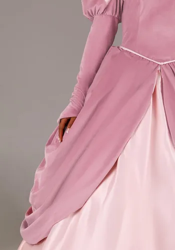 Vista 4 de Disfraz de Ariel para mujer, talla grande, color rosa