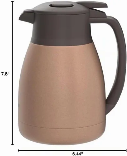 Vista 8 de Zojirushi SH-HC10NU - Jarra al vacío de acero inoxidable, 1 litro, cobre mate