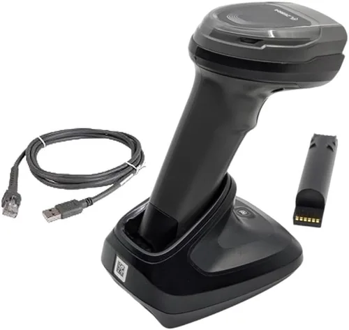 Vista 5 de Symbol Zebra DS8178 - Escáner de código de barras inalámbrico 2D/1D/QR, cuna manos libres, alto rendimiento, escanea pantallas, Bluetooth a la cuna