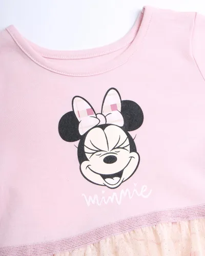 Vista 4 de Disney Vestido Encanto para niñas Vestido Mirabel Encanto para niñas Vestido tutú de princesa para niños pequeños (tamaños 2T-6X)