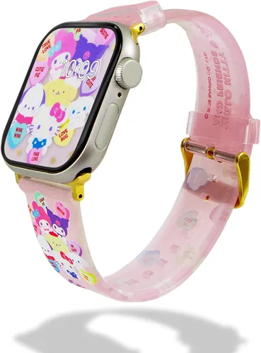 Vista 15 de Correa Sonix para Apple Watch - Oficialmente Licenciada, Compatible con Apple Watch de 41 mm / 40 mm / 38 mm Care Bears Pastel