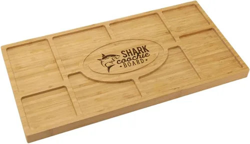 Vista 8 de Andaz Press Tablero de embutidos personalizado, tablón de madera de bambú grabado personalizado Art Deco, bandeja, plato para servir, tabla