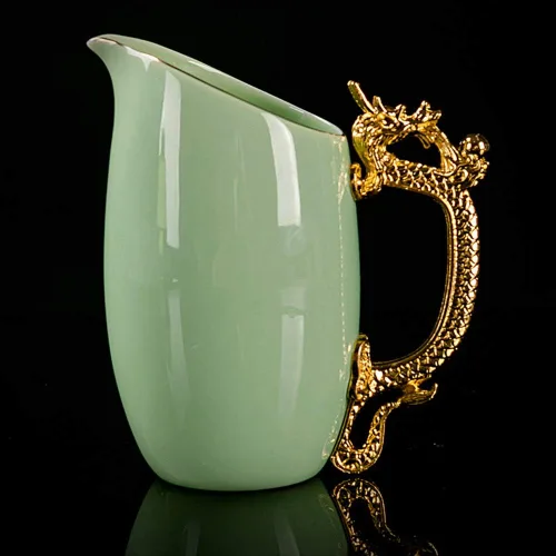 Vista 5 de Doce signos del zodíaco chino, 13 piezas, juegos de bar, licor de vino, porcelana, 1 pote 12 tazas, juego de obras de arte hechas a mano, cerámica