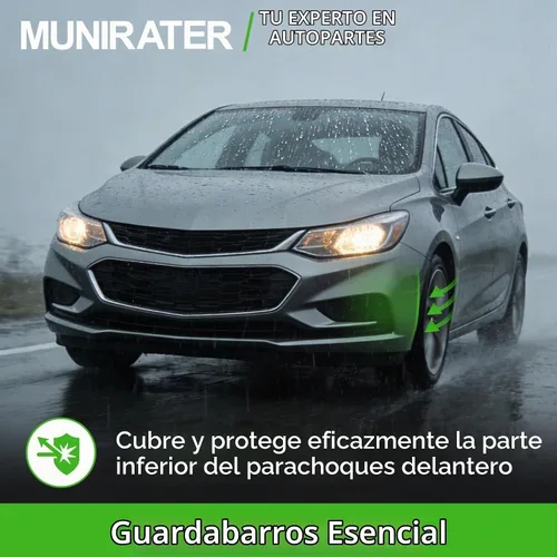 Vista 3 de Munirater - Cubierta de parachoques delantero de repuesto para Cruze Sedan 2016-2018 de 4 puertas 191275123478
