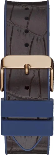 Vista 3 de GUESS Reloj multifunción con esfera expuesta en tono dorado