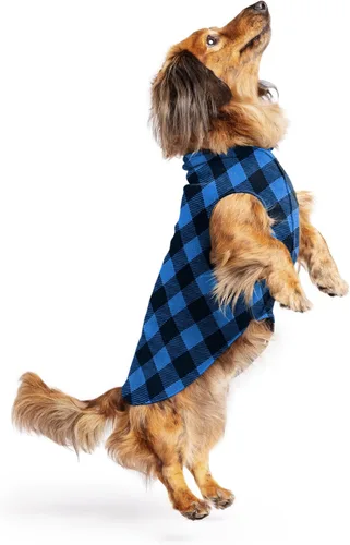 Vista 86 de Abrigo elástico de lana para perro, ropa suave y cálida para perro, suéter elástico para mascotas, lavable en lavadora, ecológico, para todo el año
