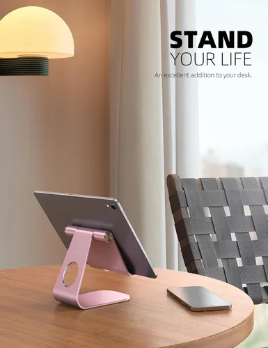 Vista 31 de Soporte ajustable para ipad, soporte para tableta Lamicall, Gris espacial