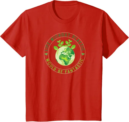Vista 3 de Life Without Plastic Ecology Planet Original Vegan Gift T-Shirt
