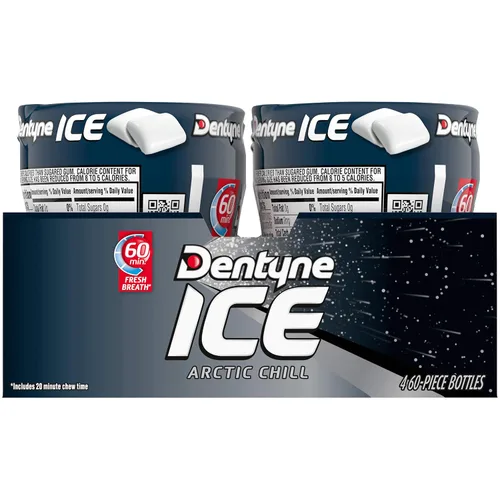 Vista 13 de Dentyne Ice Sugar Free Gum (Arctic Chill 60 Piece Pack of 4)