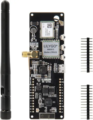 Vista 7 de LILYGO T-Beam LORA32 915MHz ESP32 WiFi BLE CH9102F chip TTGO placa de desarrollo soldado módulo OLED