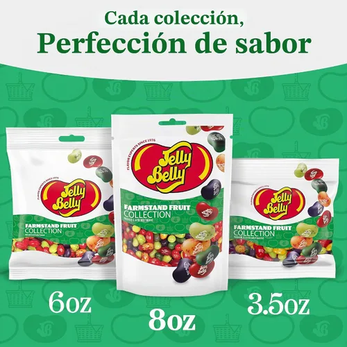 Vista 8 de Jelly Belly Farmstand Fruit Jelly Bean Collection - Bolsa de 8 onzas - Genuina, oficial, directamente de la fuente