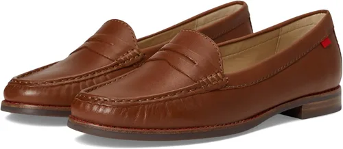 Vista 19 de Mocasines Penny de piel auténtica cómodos sin cordones para mujer