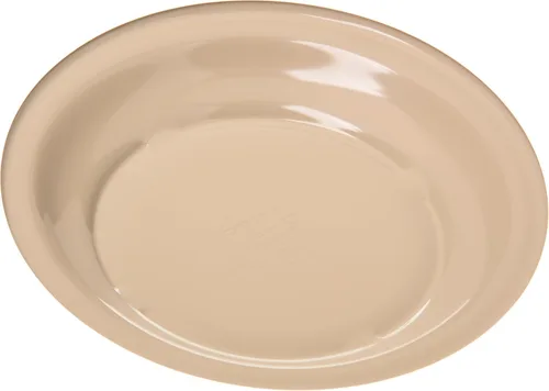 Vista 4 de Carlisle FoodService Products Dallas Ware - Plato de ensalada de plástico reutilizable con borde para bufés, hogar y restaurantes, melamina, 7.25