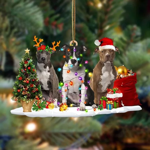 Vista 107 de Nazenti Adorno de Navidad personalizado con amigos Affenpinscher – Adorno de perro personalizado para amantes de las mascotas, acrílico plano