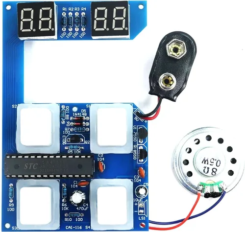 Vista 6 de Kit de práctica de soldadura, kit de entrenamiento de memoria, kits de bricolaje electrónicos, proyectos de soldadura, kits de soldadura electrónica