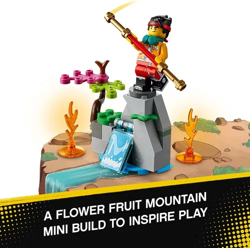Vista 4 de LEGO Monkie Kid Red Son's Inferno Jet 80019 Kit de construcción (299 piezas)