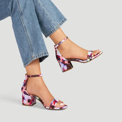 Vista 7 de DREAM PAIRS - Sandalias de tacón ancho y bajo para mujer