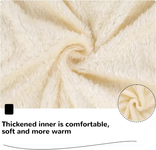 Vista 6 de Chaqueta de forro polar para niñas recién nacidas, abrigo de invierno para niños pequeños
