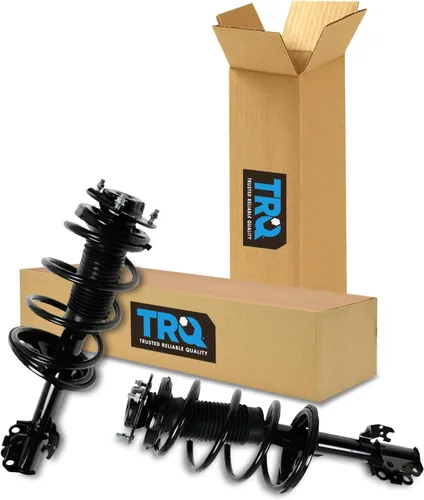 Vista 233 de TRQ - Conjunto de puntal delantero y resorte helicoidal (lados del conductor y del pasajero), para auto