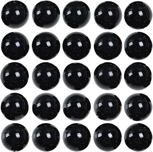 Vista 9 de Cuentas de turmalina negra genuina para pulseras, cuentas de piedras preciosas naturales y potentes para la fabricación de joyas