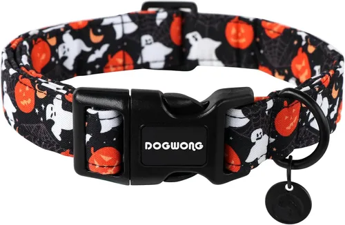 Vista 42 de DOGWONG Collar de perro de San Valentín, collar de perro con estampado de corazones para perros grandes, lindos collares de primavera, hembra