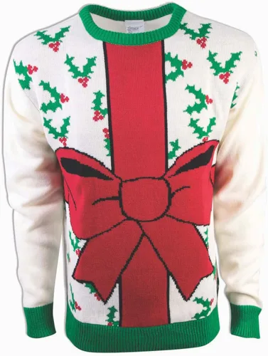Vista 4 de Forum Novelties Adult All Wrapped Up Ugly Christmas Sweater