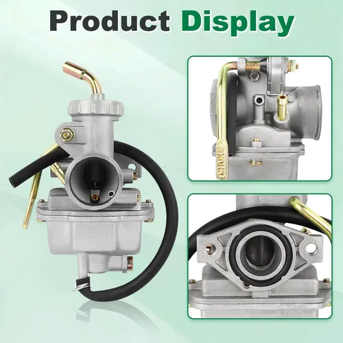 Vista 6 de FLYPIG Carburador con cable de agarre del acelerador para Honda PZ20 XR50R XR70R XR75 XL80S XR80R XL75 XL70 SL70 Z50R XR100R TaoTao NST SunL Kazuma