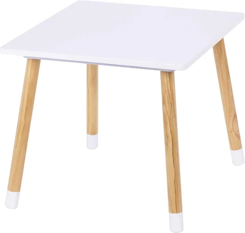 Vista 4 de UTEX Juego de mesa para niños con 2 sillas para niños pequeños, niños, niñas, juego de mesa y sillas para niños de 3 piezas, color blanco