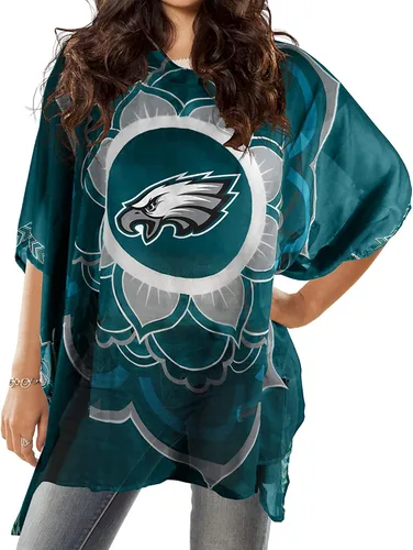 Vista 11 de Caftán de la NFL, Rojo, talla única Se ajusta a la mayoría