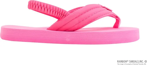 Vista 4 de Rainbow Sandals Grombow - Goma suave para niños, con correa de neopreno y correa trasera