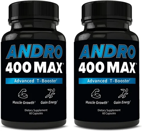 Vista 8 de Andro400 UltraMax T - Soporte avanzado de testosterona para hombres y mujeres - Tongkat Ali 200: 1, ácido D-aspártico, Garcinia Cambogia, ForsLean®