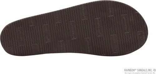 Vista 5 de Rainbow Sandals Ladies The Sand Piper Luxury Leather - Arco de una sola capa con correa doble estrecha de 13 pulgadas