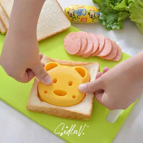 Vista 2 de SEDLAV Máquina de sellado Plantillas para sándwiches para sellador de sándwiches Sandwich s para pan para sándwich y sellador Cortador de pan