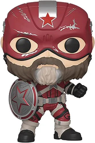 Vista 2 de Funko Pop! Marvel: Black Widow - Taskmaster con escudo