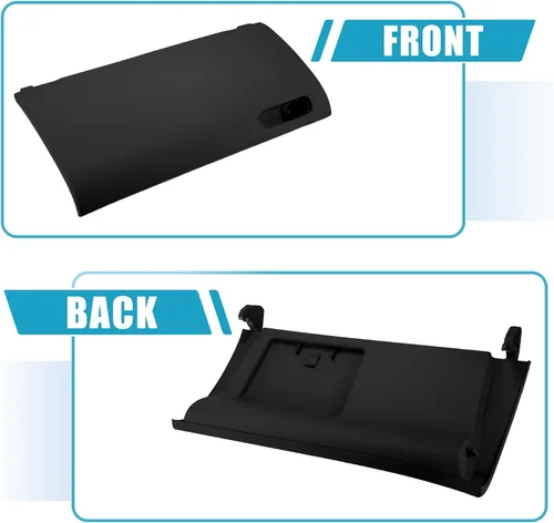 Vista 6 de uxcell Tapa de la tapa de la guantera para Audi A4 S4 2001-2008 No.8E1857124A negro