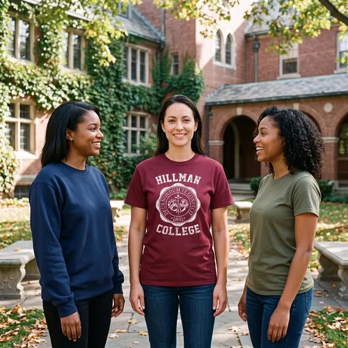 Vista 3 de The Goozler Hillman College - Retro 80s Sitcom tv - Camiseta unisex Granate