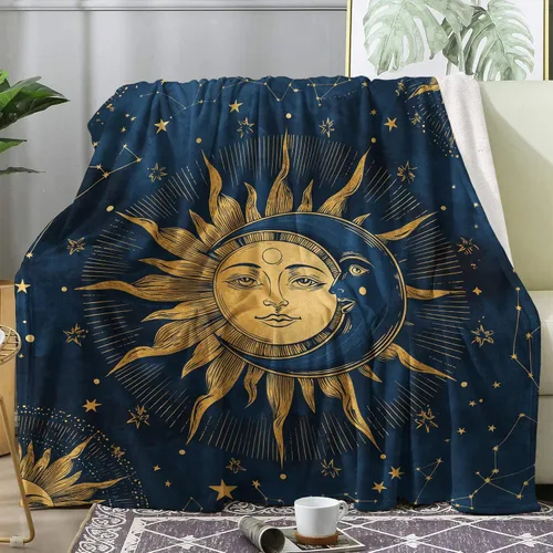 Vista 11 de Manta de vellón de cactus del desierto, color beige del suroeste para sofá, cama, sofá, mantas y mantas rústicas con patrón occidental, manta