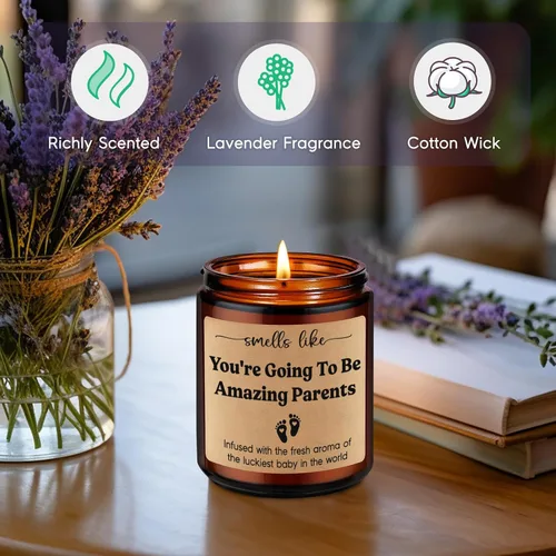 Vista 2 de Velas GSPY, regalos para padres nuevos para parejas, mamá futura ser