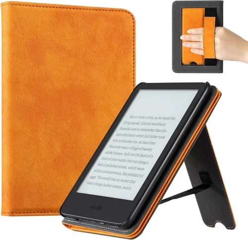 Vista 12 de CoBak Funda para todos los nuevos E-Reader de 6 pulgadas 2024 y 2022 (11 generación), funda inteligente de piel sintética, apagado y encendido