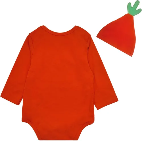 Vista 2 de Wosixima Disfraz de murciélago para bebés niños y niñas, disfraz de murciélago de calabaza con sombrero para recién nacidos a bebés